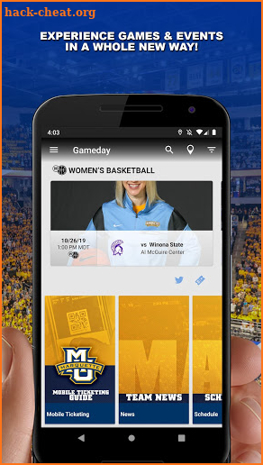 Marquette Gameday screenshot