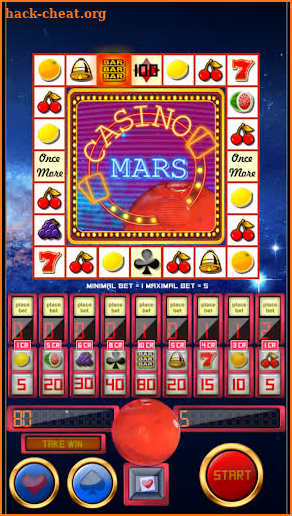 Mars fruit machine screenshot