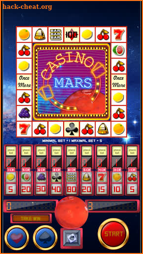 Mars fruit machine screenshot