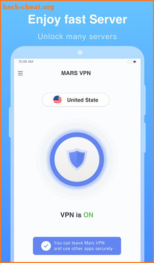 Mars VPN screenshot