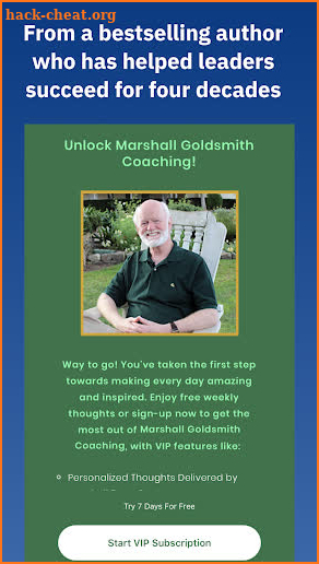 Marshall Goldsmith Coaching - Leadership training screenshot