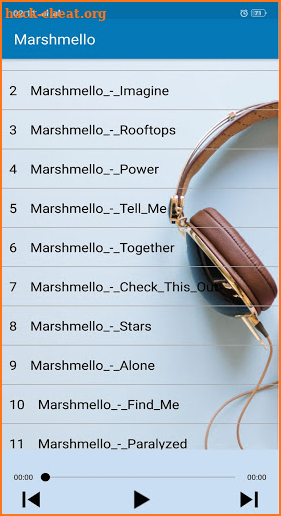 Marshmello  (all song) screenshot