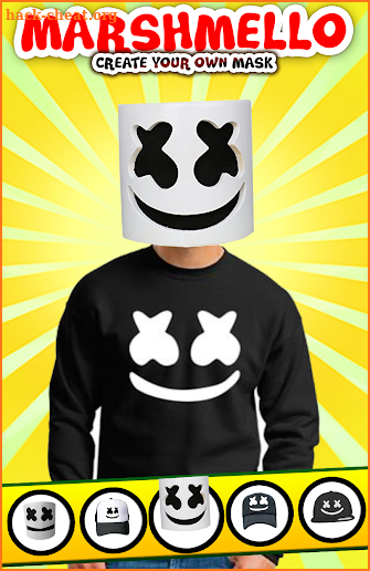 Marshmello Face Photo Editor screenshot