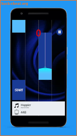 Marshmello Happier Piano Tiles screenshot