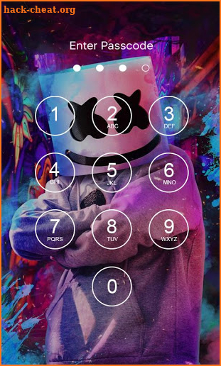 Marshmello Lock Screen screenshot