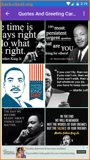 Martin Luther King Jr Day: Greetings, SMS Quotes screenshot