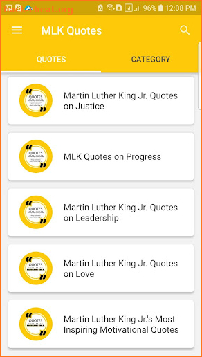 Martin Luther King Quotes screenshot