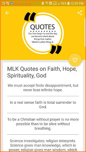 Martin Luther King Quotes screenshot