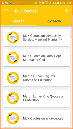 Martin Luther King Quotes screenshot