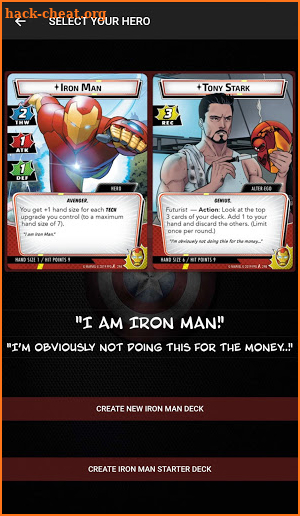 Marvel Champions LCG Deckbuilder screenshot