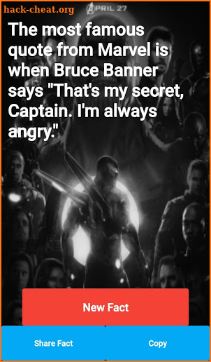 Marvel Facts screenshot