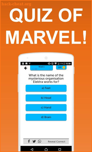 Marvel Quiz screenshot