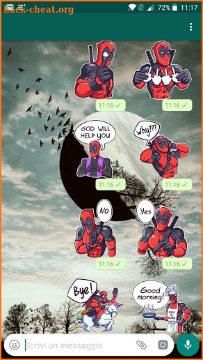 Marvel stickers - WAStickerApps screenshot