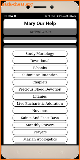 Mary Our Help - Catholic Prayers & Resources screenshot