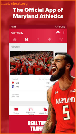 Maryland Athletics screenshot