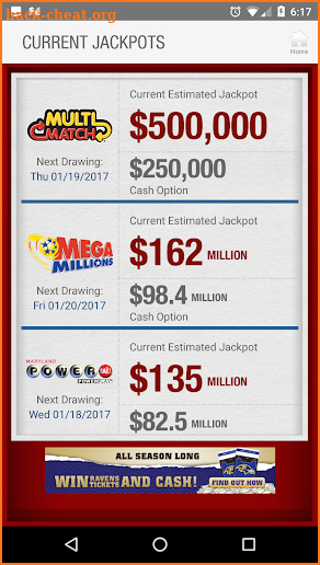 Maryland Lottery Official App screenshot