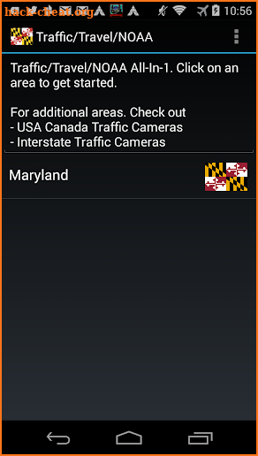 Maryland Traffic Cameras Pro screenshot