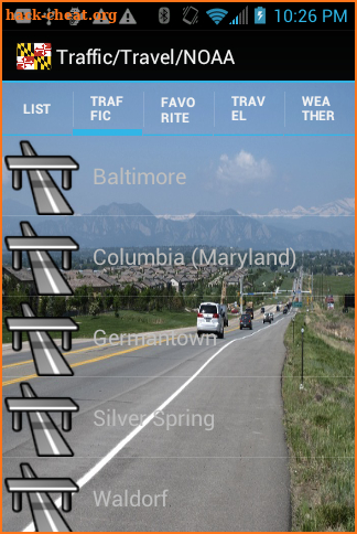 Maryland Traffic Cameras Pro screenshot