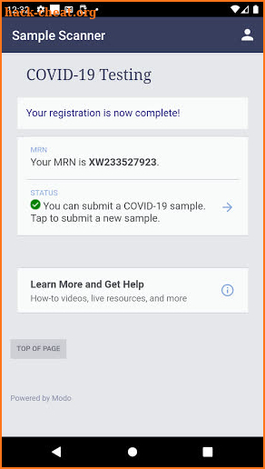 MarylandGenomics SampleScanner screenshot