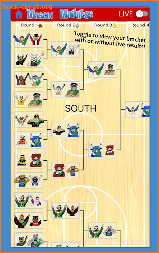 Mascot Madness - Bracket Builder screenshot