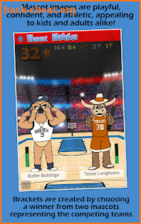 Mascot Madness - March Bracket screenshot