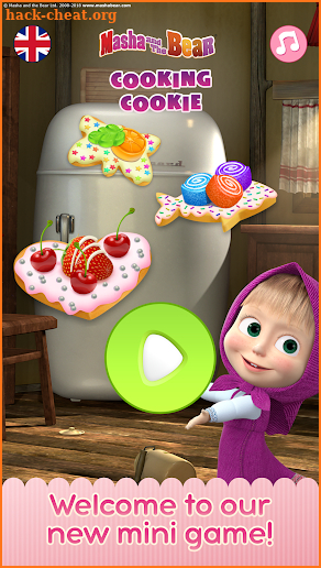 Masha and the Bear Child Games: Cooking Cookie screenshot