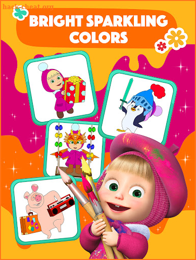 Masha and the Bear Colorings screenshot