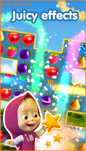 Masha and The Bear Jam Day Match 3 games for kids screenshot