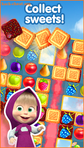 Masha and The Bear Jam Day Match 3 games for kids screenshot