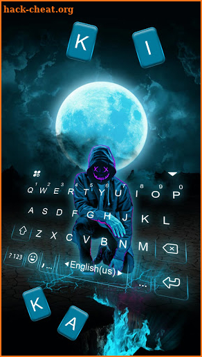 Maskman Parallax Keyboard Background screenshot