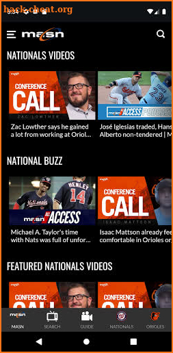 MASN screenshot