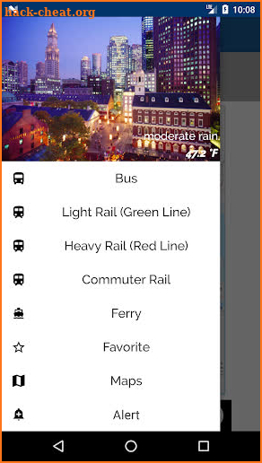 Massachusetts Bus Rail tracker & Ferry transit screenshot