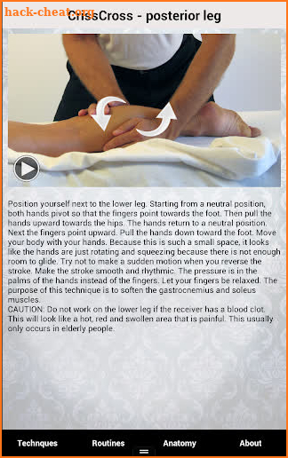 Massage Techniques screenshot