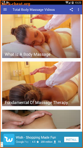 Massage Videos Hot Therapy screenshot