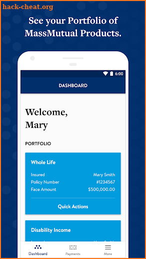 MassMutual Insurance screenshot