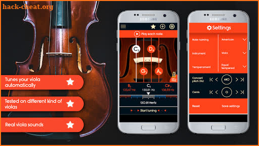 Master Viola Tuner screenshot