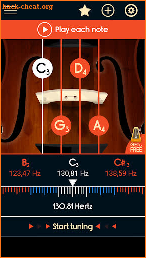 Master Viola Tuner screenshot