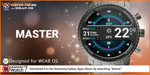 Master Watch Face & Clock Widget screenshot