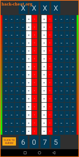 MasterMind With Numbers screenshot