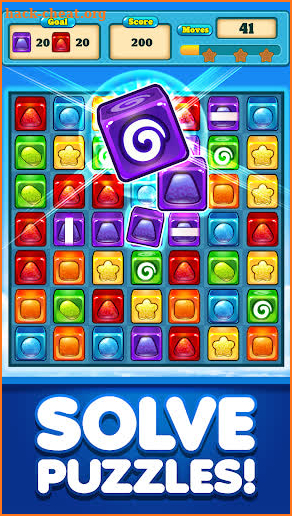 Match 3 Candy Cubes Puzzle Blast Games Free New screenshot