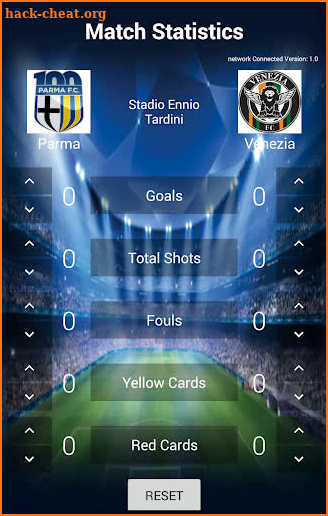 Match Statistics screenshot