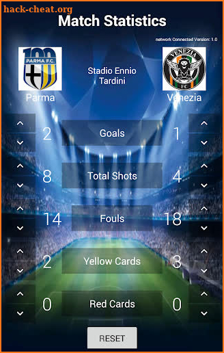 Match Statistics New Seven screenshot