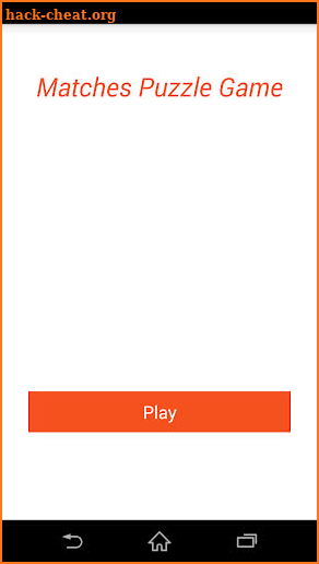 Matches Puzzle Game screenshot