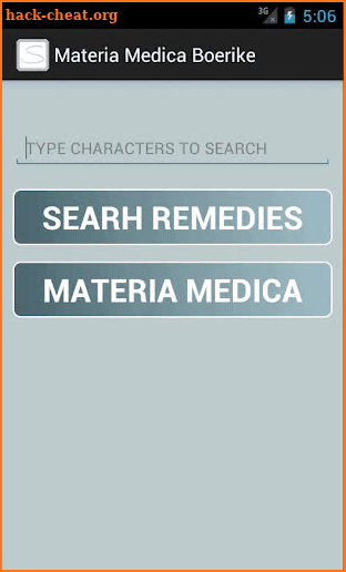 Materia Medica W.Boericke screenshot