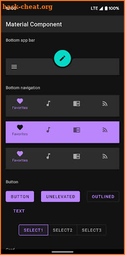 Material Components Gallery screenshot
