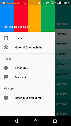 Material Design Color screenshot