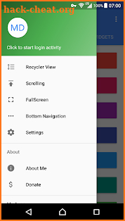 Material Design Demo screenshot