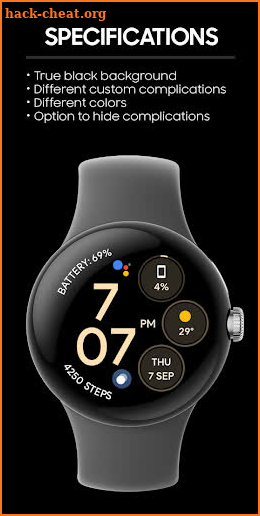 Material Stack: Watch face screenshot