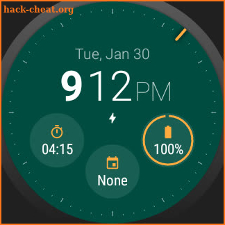 Material Style Watchface screenshot