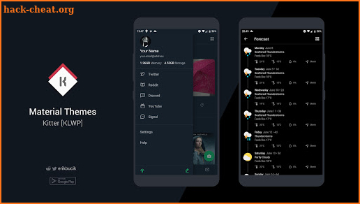 Material Themes [KLWP] screenshot